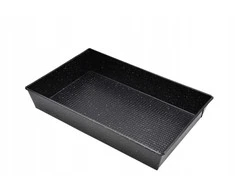 BLACHA FORMA DO PIECZENIA 36X23,5X6CM NIEPRZYWIERALNA MARMUREK BRUNBESTE BB-1083