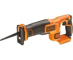 Black &amp; Decker Juodas &amp; Decker Akumuliatorinio tiesinio pjūklo BDCR18N 18V korpusas, Juodas &amp; Decker