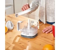 Black &amp; Decker Juodas &amp; Decker Sulčiaspaudė - Juodas &amp; Decker 25 W, Pilkas, Permatomas, Baltas