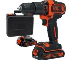 Black &amp; Decker Juodas &amp; Decker Gręžimo mašina Juodas &amp; Decker BDCHD18KB 18 V 2 x baterija 1.5 Ah