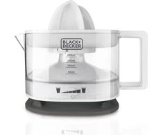 Black &amp; Decker Juodas &amp; Decker Sulčiaspaudė - Juodas &amp; Decker 25 W, Pilkas, Permatomas, Baltas