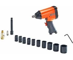 Black &amp; Decker Pneumatinis veržliasukis 160158XBND 1/2" 310Nm + smūginės galvos 10 vnt.
