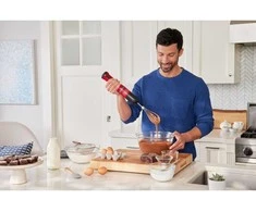 Black &amp; Decker Juodas &amp; Decker Maišytuvas Juodas &amp; Decker BD BLENDER 7.2V 2W1 Raudonas BCKM1012KR