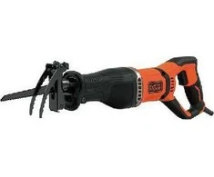 Black &amp; Decker Juodas &amp; Decker Tiesinis pjūklas Juodas &amp; Decker BES301-QS; 750 W