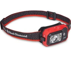 Black Diamond Juodas Diamond Juodas Diamond Storm 450 Juodas, Raudona Headband prožektorius