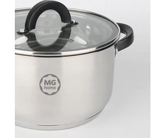Black Juodas Juodas INOX 8 ELEMENTÓW RONDEL