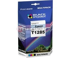 Black Point Juodas Point Ink Juodas Point užtaisai BPET1285 / C13T12854010 T1285 (žalsvai mėlyna, geltona, juoda)