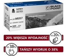 Black Point Juodas Point Toneris Juodas Point LBPLMS317 | juodas | 3 000 pp | Lexmark 51B2000