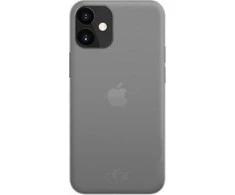 Wd Br Hama Juodas Rock "Ultra Thin Iced" GSM FUR DĖKLAS, skirtas iPhone 12 MINI, SKAIDRUMAS