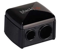 Black Up Juodas Up Juodas Up Eye Pieštukas Sharpener Juodas