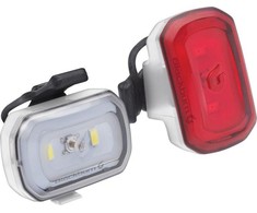 Blackburn Click USB šviestuvas priekyje 60 liumenų, gale 20 liumenų baltas