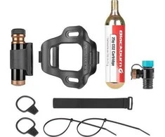 Blackburn Remonto komplektas + rankinis siurblys CO2 BLAKKBURN PRO PLUGGER CO2 TIME REPAIR KIT juodas