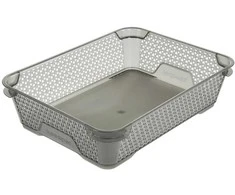 Keeeper Basket mini A5 Mirko 26,5x20x7cm crystal pilka (transparent)