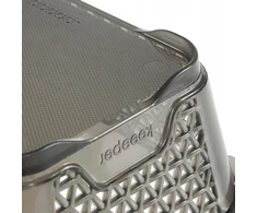 Blackfit8 Keeeper krepšelis mini A7 Mirko 16x12x7cm krištolinis pilkas (skaidrus)