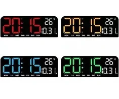Blackmoon GH0707 LED clock with thermometer (mix colors)