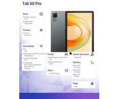 Blackview Planšetė Tab 60 Pro LTE 11 cali 8/128GB Pilka