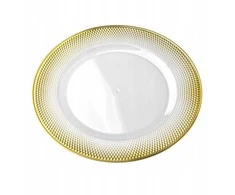 Mondex Since 1986 BLANCHE CLEAR Apatinė dekoratyvinė detalė su auksu 33x1,5 cm