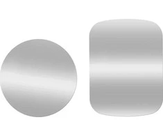 Oem Badge for magnet automobilinis laikiklis sidabro spalvos