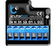 Blebox shutterBox v2.0 wifi valdomas elektrinių langų ir durų žaliuzių valdiklis