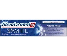 Dantų šepetėlis „blend-a-med“ „Blend-a-med 3D Baltas Arctic Fresh“ makaronai su pienu, 75 ml