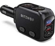 Kroviklis telefonui BlitzWolf 2xUSB, USB-C, 150W