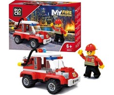 Konstruktorius Blocki MyFireBrigade Gaisro gesinimo automobilis KB0819, 84 vnt