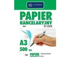 Interdruk Kanceliarijos popierius eilutėje A3 / 500 lapai
