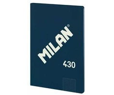 Užrašų knygelė Milan 1918 Tamsiai mėlyna A4 formato languota