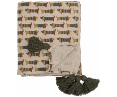 Bloomingville Charlie Plaid, įvairiaspalvė, regeneruota medvilnė
