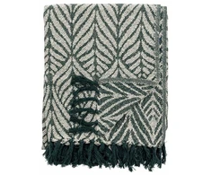 Bloomingville Creative Collection Ugento Plaid, Žalias, Medvilnė (82066529)