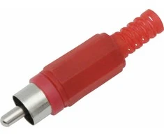 Blow Oem RCA kištukas (Cinch) raudonas - 100vnt