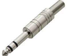 Blow Oem Kištukas AUX 6.3 ST metalinis - 10vnt