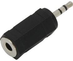 Blow 2207# Jack adapteris: 2,5 kištukas-3,5 lizdas, plastikinis stereofoninis