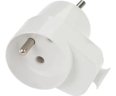 Blow 2382# Baltas kampinis kištukas wt-16g su elektros lizdu