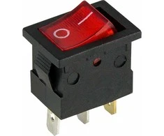 Blow Oem Klavišinis jungiklis MK1012C 12V raudonas - 20vnt