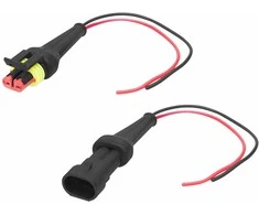 Blow Hermetiška 2-PIN jungtis pilna - 2PIN kištukas + lizdas su kabeliu 20cm OH-2