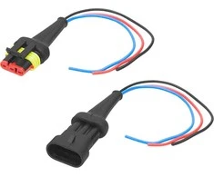Blow Hermetiška 3-PIN jungtis pilna - 3PIN kištukas + lizdas su kabeliu 20cm OH-3