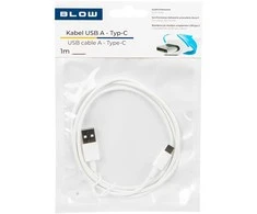 Blow USB 2.0 A jungtis – USB-C 1 m baltas