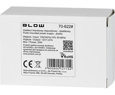 Blow Perjungiamas maitinimo šaltinis 12V / 1.67A