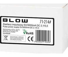 Blow Impulsinis maitinimo šaltinis 5V 3A 2.1x5.5