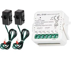 Blow Išmanus dviejų krypčių, dviejų kanalų WiFi energijos skaitiklis TUYA