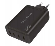 Blow Sieninis įkroviklis USB-Cx4 PD 100W GAN juodas