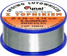 Blow Lydmetalis su fliusu CYNEL LC60-FSW26 0.38mm 100g