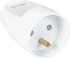 Blow GN-161 PR vienas lizdas su įžeminimu, baltas
