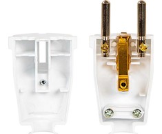 Blow WT-30 PR kištukas, tiesus, baltas