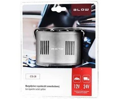 Blow Automobilinis cigarečių degiklio skirstytuvas 1xPLUG/3xSOCKET+CS-31 laidas