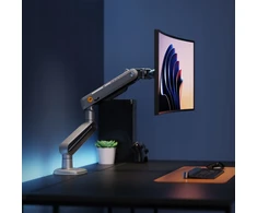 Blow „F6-XD Sunrise Geltona RGB Backlight Gaming“ tvirtas stalo laikiklis dideliems 32–60 colių monitoriams