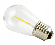 Blow Led Line Lemputė E27 230V ST45 1W, FILAMENT, šiltai balta 2700K, 50lm, plastikinė