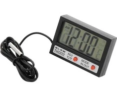 Skydinis termometras BLOW LCD+laikrodis TH002