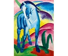 Bluebird Dėlionė 1000 vnt. - Franz Marc: Mėlynasis arklys I